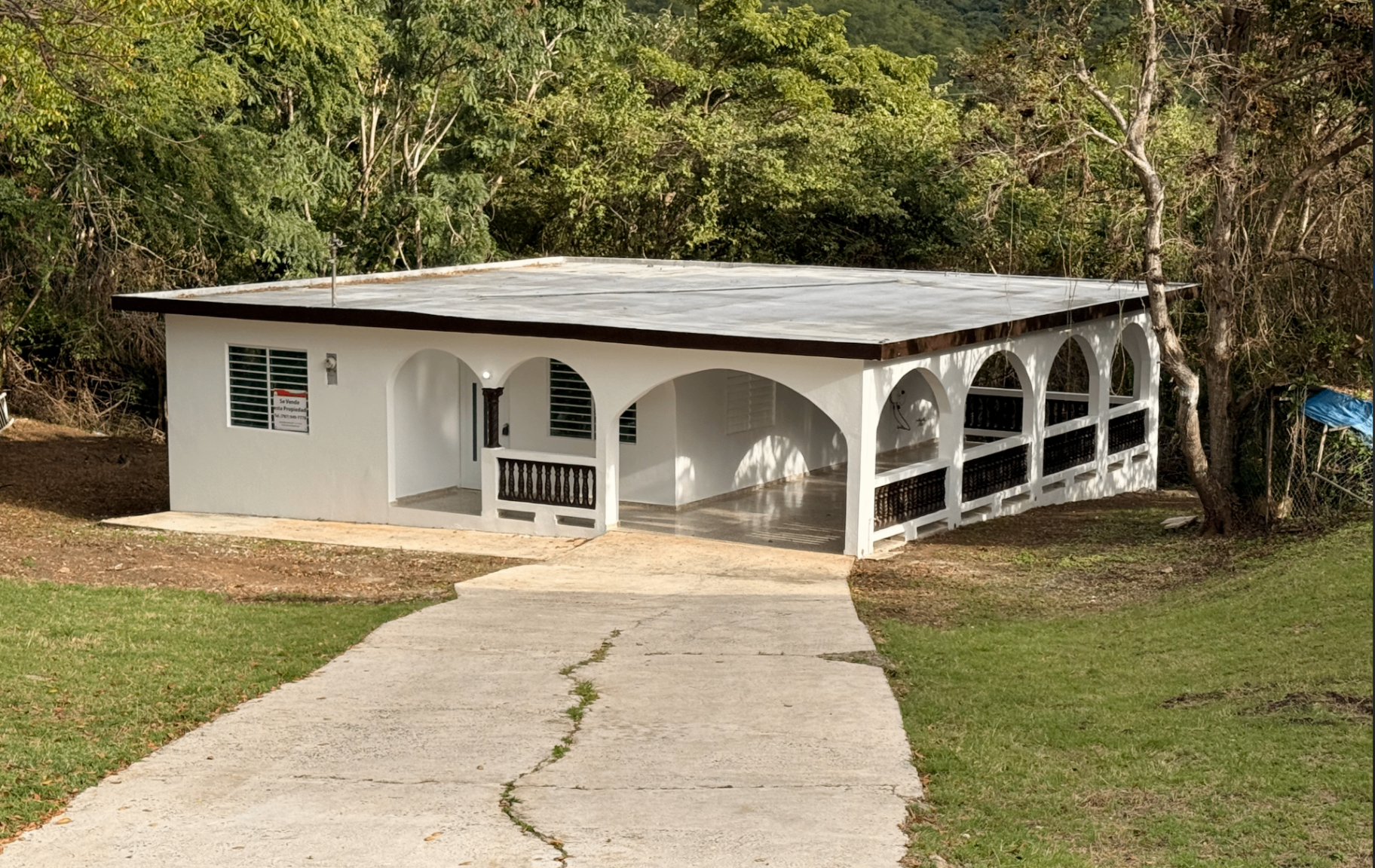 Casa rodeada de naturaleza